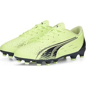 PUMA Ultra Play FG/AG Soccer Fizzy Light/Parisian Night/Blue Glimmer 11.5 Kids